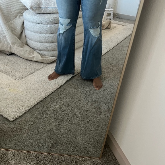 NWT Lane Bryant Body Icon Signature Fit Mid Flare Leg Jeans - Picture 4 of 13